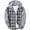 Gray, variant on Fozruso Mens Spring And Autumn Plaid Stitching Long Sleeved Casual Hooded Jacket Top