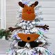 thumbnail image 4 of Adorno colgante para árbol de Navidad, muñeco de nieve/ciervo/Papá Noel de dibujos animados, muñeco de árbol de Navidad artesanal, 4 of 5