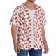 thumbnail image 2 of Fotbe Red Birds Camisa Estampada de Manga Corta para Hombre, Casual de Verano, Estilo Playero, Sin Arrugas-4X-Large, 2 of 5