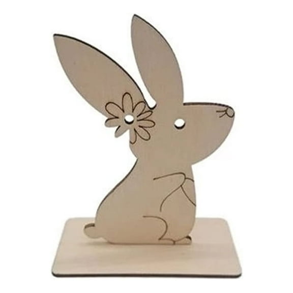 Easter Bunny, Wooden Easter Bunny for Painting, Easter Bunny Wooden DIY Easter Bunny Easter Decoration Easter Decoration, Easter Decor(A)