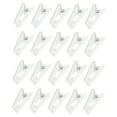 thumbnail image 5 of WRISTBIQUE 20Pcs Self Adhesive Transparent Clips Plastic Spring Clip for Photos Tapestries and Badges, 5 of 8