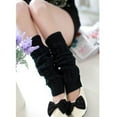 thumbnail image 3 of Women Knit Crochet Boot Cuffs Toppers Short Ankle Socks Winter Shell Leg Warmer, 3 of 7