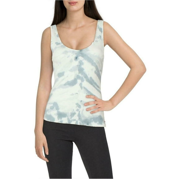 n:philanthropy Womens Bourbon Ribbed Tank Top, Blue, X-Large