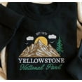 thumbnail image 2 of Embroidered Yellowstone National Park Sweatshirt, Hiking Shirt, Hiking Souvenir, Travel Souvenir Shirt, Outdoors Tshirt, Nature Shirt, 2 of 5