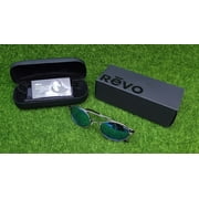 REVO Python Polarized Blue Crystal Glass Lens Sunglasses Gunmetal RE 1147 00 H2O