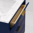 thumbnail image 5 of Water Creation Bristol 30"W Wood Single Bathroom Vanity in Blue/White, 5 of 7