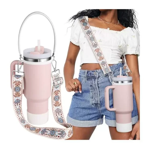 Stanleys Cup Stanleys Cup Set Stanleys 40 30 oz Cup with boots and straps