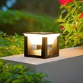 thumbnail image 7 of Hmsavn Solar Column Light Outdoor Courtyard Light Modern Waterproof Villa Gate Wall Light Garden Column Post Light Gardening Tools, 7 of 7