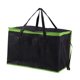 thumbnail image 4 of Bolsa de entrega aislada Tota de compras de comestibles Bolsa de transporte Pizza Calentante de transporte para comercio personal de compras para el Borde verde negro, 4 of 8
