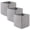 Gray, variant on CHERISHGARD 3 Pieces Cube Storage Baskets，Square Woven Rope Basket ，Square Baskets for Organizing