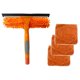 thumbnail image 4 of Herramienta limpiadora de ventanas. Fácil de usar. Práctica. Profesional. Multiusos. Estilo B Gris Naranja, 4 of 9