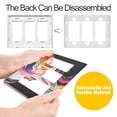 thumbnail image 4 of Yayeee Rocker Switch Wall Plate 1-Gang 4.6"x2.9" Home Decorative Outlet Cover, Colorful Black, 4 of 6