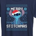 thumbnail image 3 of Lilo & Stitch - Merry Stitchmas - Women's Short Sleeve Graphic T-Shirt, 3 of 5