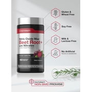 Nitric Oxide Beet Root Capsules for Men and Women | With Nitrates | 180 Count | by Horbaach