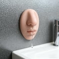 thumbnail image 5 of Realistic Nose Shape Wall-Mounted Soap Dispenser, Funny Silicone Realistic Nose Snot Soap Holder for Bathroom, Novelty Refillable Shower Liquid Dispenser Containers Decor Gag Gifts, 5 of 6