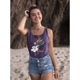 thumbnail image 2 of Pipeline Waveflower Floral Themed Graphic Tee - Racerback Women's, 2 of 4
