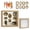B, variant on Personalize Miniature Museums Silhouetted Box Set with Gold Frame and Figures Photo Display Shadows Box for Home Decors