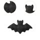 thumbnail image 3 of Almohada de murciélago de Halloween, regalo decorativo de Acción de Gracias, cómoda almohada rellena Negro, 3 of 9