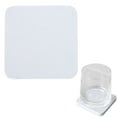thumbnail image 2 of 1 Pcs Absorbent Diatomite Drink Coasters,Absorbent Square Coasters,3.14X3.14 Inch Quick-Dry Drink Cup Mat,Reusable Diatomaceous Cup Mat For Table Countertop Home Decor, Coffee Table Decor,White, 2 of 9