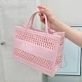 thumbnail image 5 of ZTTD Fashion Big Capacity Shopping Tote Bag Rubber Silicone Beach Bag, 5 of 8