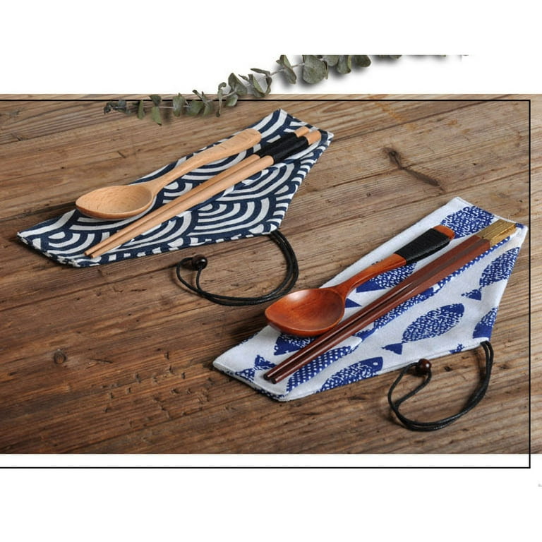 Nywaba Chopsticks Carrying Case Reusable Chopsticks Pouch Travel Utensil Bag Chopsticks Sleeve Chopstick Holder Portable Flatware Case