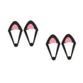 thumbnail image 4 of RENACLIPY Black Cat Ear Silicone Headphone Accessories, Cute and Stylish Earbud Decorations for Headphones, 4 of 8