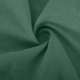 thumbnail image 3 of QUYUON Casual Summer Linen Dresses for Women V-Neck Short Sleeve Midi Dress Solid Color Loose Flowy A-Line Tunic Dress Mid-Length Dress Wedding Guest Evening Party Dress Style D-7134 Green S, 3 of 6