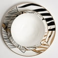 thumbnail image 3 of Ozarke Alpha Golden Black Plates Set, Fine Bone China (Set of 12), 3 of 7