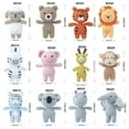 thumbnail image 2 of Babies Knit Multiple Type Animal Plush Doll Toy Cute Plush Toy Girls Stuffed Doll Appease Sleeping Toy for Babies, 2 of 5