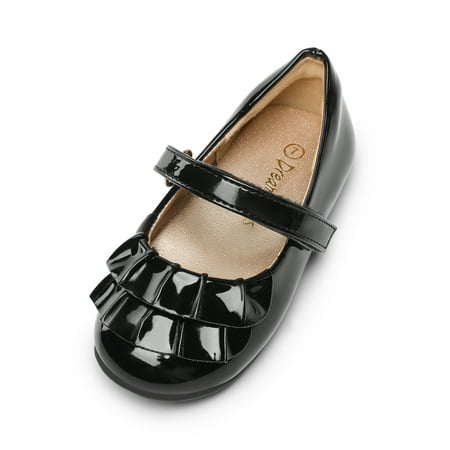 

Dream Pairs Toddler Little Girls Mary Jane Ballet Flats Dress Shoes KFL2111 BLACK Size 8