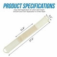 thumbnail image 3 of TekDeals Back Scrubber Bath Shower Strap Loofah Spa Skin Brush Sponge Body Exfoliating, 3 of 6