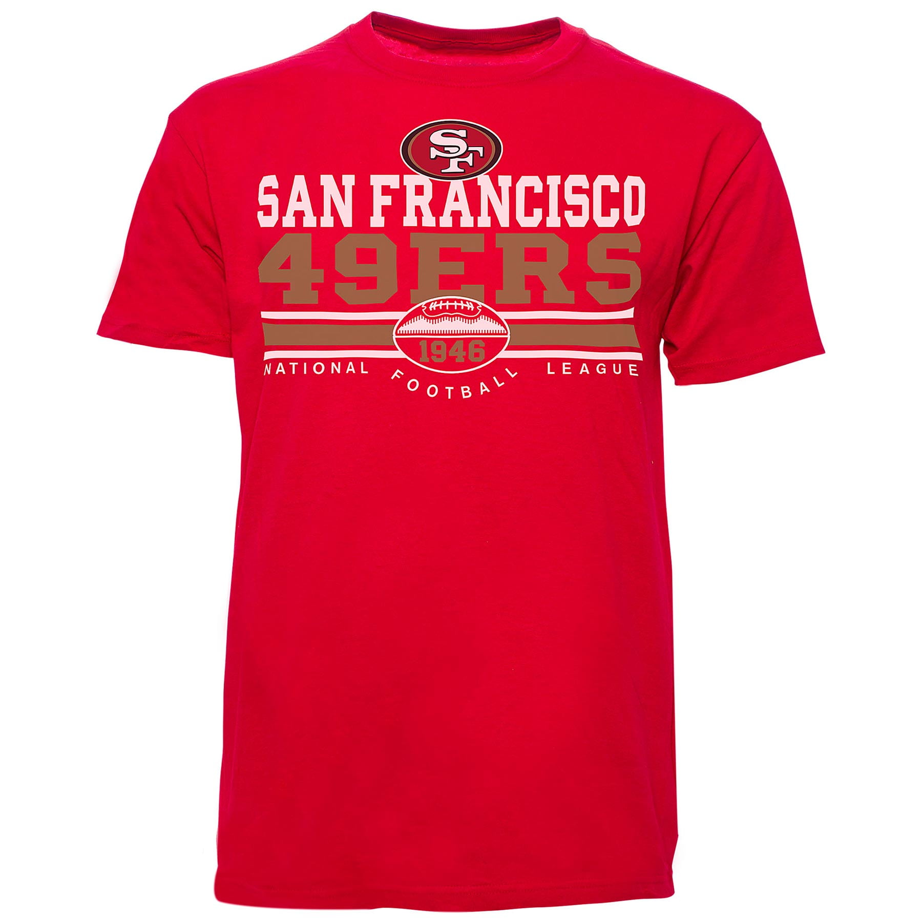 San Francisco 49ers NFL Gridlock T-Shirt - Old Time Football | Walmart ...