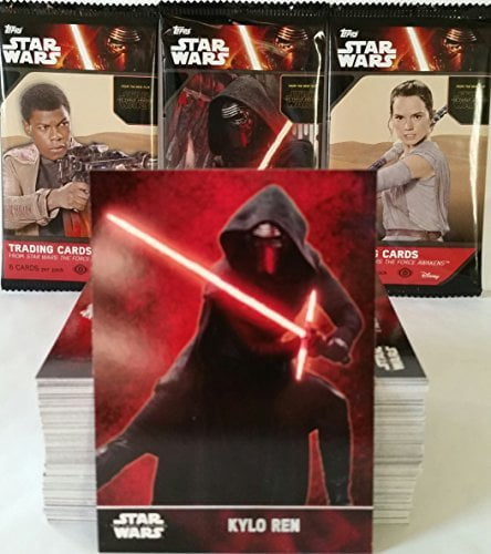 100 cartas de Topps 2016 Star Wars-The Force awakens series 2-base-set