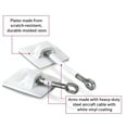 thumbnail image 4 of Computer Security Products Refrigerator Lock Fridge Freezer Security Alloy Steel White, 4 of 7