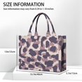 thumbnail image 3 of Large Capacity Tote Bag,Pink and Purple Of Leopard Print Handbag Fashion Luxury Tote Bag,15.7"x13"x 5.1" Inches,Laptop Compatible, 3 of 6