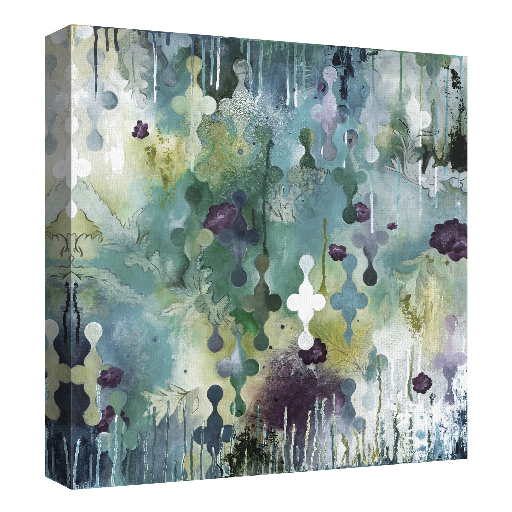 Masterpiece Art Gallery Seafoam Storm Two Light Abstract by Heather Noel Robinson Canvas Art Print