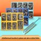 thumbnail image 1 of Juguetes de inteligencia para aliviar el estrés para adultos, juego de anillos de nueve eslabones, rompecabezas de bloqueo Kongming, juguete educativo desbloqueado para niños, 1 of 5