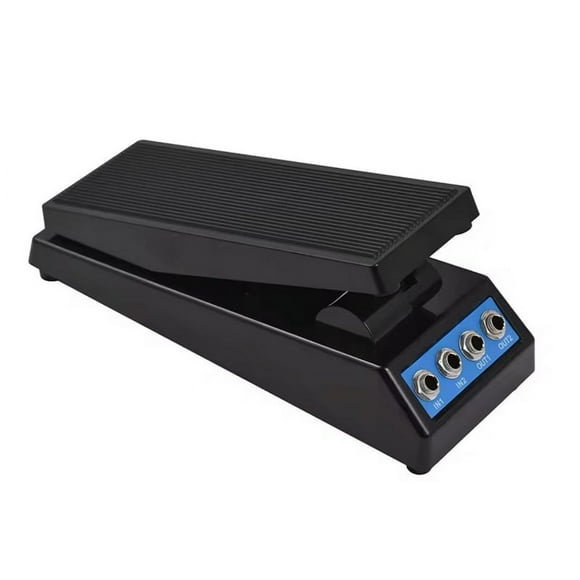 LOVEVER Professional Guitar Volume Pedal Volume/Classic Wah Sound Mono/Dual Channel 6.35mm Input/Output