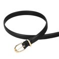 thumbnail image 5 of Women Thin Belt Skinny Leather Belt Jeans Dress With Gold Alloy Buckle Leather Belt Young Men Click It Belt Dark Belt Men Mens Belts Big Hobble Belt Belt for Suit No Buckle Belts for Men Mens Slide, 5 of 6