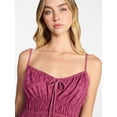 thumbnail image 4 of No Boundaries Eyelet Tie Front Cami, Women's XXS-XXL, 4 of 5