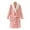 Pink, variant on ATOGUTA Girls Boys Robes Shawl Collar Robe Fleece Robes Soft Flannel Robe for Kids Warm Fuzzy Bathrobe Pink, Size 3T-10