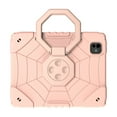 thumbnail image 5 of ELEHOLD Case for iPad Pro 11 2022/2021/2020/2018/air4 10.9/air5, Spider Web Pattern Heavy Duty Shockproof Rugged Case with Stand,Rosegold, 5 of 5