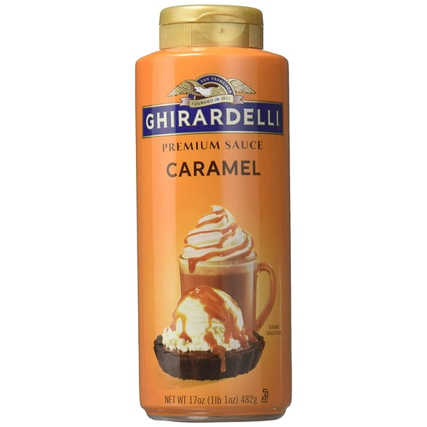 Ghirardelli Chocolate Premium Caramel Sauce Net WT 17 oz (1lb 1 oz