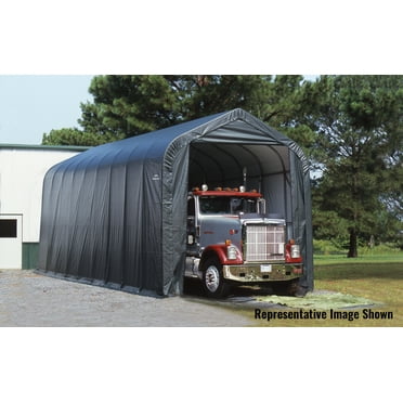 ShelterCoat 16 x 36 ft. Garage Peak Gray STD