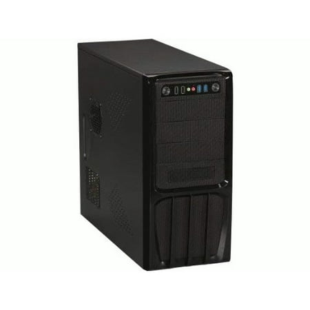 Rosewill R536-bk Computer Case - Mid-tower - Black - Galvanized Steel, Mesh - 9 X Bay - 1 X 4.72