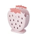 thumbnail image 5 of Wosthever Caja de drenaje de plástico para palillos de fresa Worallymy, soporte para cuchara y tenedor Rosa claro 2Conjunto, 5 of 6