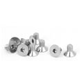 thumbnail image 1 of Unique Bargains M5x8mm Bouchon Hexagonal Tête Plate en Acier Inoxydable 316 Vis 10 Pcs, 1 of 1