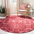 thumbnail image 2 of SAFAVIEH Wyndham Louise Medallion Wool Area Rug, Red, 8'9" x 12', 2 of 10