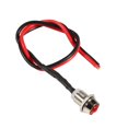 thumbnail image 2 of Yosoo 4 Pcs 12v 8mm LED Panel Pilot Dash Warning Light Indicator Lamp Car Van Boat, LED Panel Pilot Light, Panel Pilot Dash Light, 2 of 4