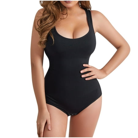 

Azrian Deals Ladies Seamless One-Piece Buckle Body Shaper Abdominal Lifter Hip Shaper Underwear Stretch Slimming Body Corset Clearance